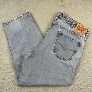 Levis 560 Jeans Mens‎ 40x30 Loose Comfort Fit Tapered Leg Denim Distressed Y2K